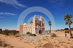 The church in the Sahara desert in the heart of Africa