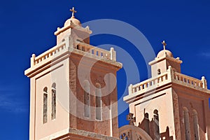 The church in the Sahara desert in the heart of Africa