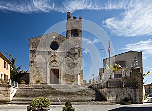 The church of Saint Agatha in Asciano photo