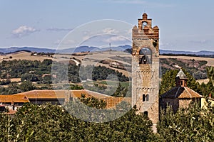 The church of Saint Agatha in Asciano photo