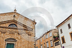 The Church Of Saint Angelo In Orvieto, Italy