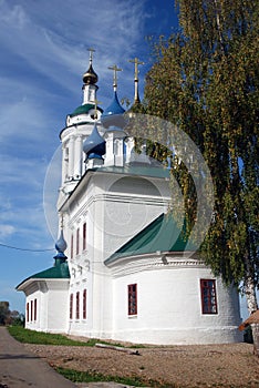Church of Saint Barbara in Ples, Russia.