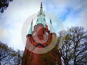 The Church of Saint Clare.Stockholm