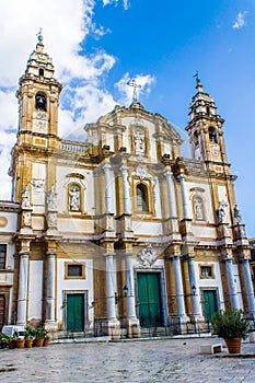 The Church of Saint Dominic in Palermo, Italy