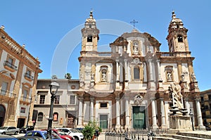 Church of Saint Dominic in Palermo Italy is the second in importance only to the Cathedral and is located in the Saint Dominic