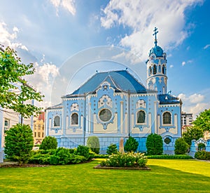 Church of Saint Elizabeth Hungarian which is one of landmarks of Bratislava, Slovakia....IMAGE