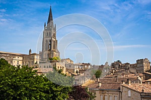 Church of Saint-Emilion, Gironde, Aquitaine, France