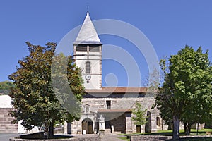 Church at Saint-Etienne-de-Baigorry in France photo