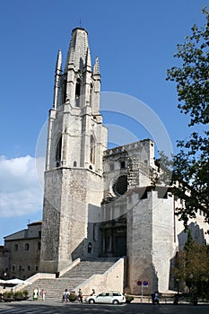 The church of Saint Feliu in Gerona city