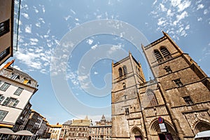 Church in Saint Flour town, France