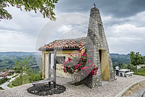 The church of Saint Francesco in La Morra in Piedmont