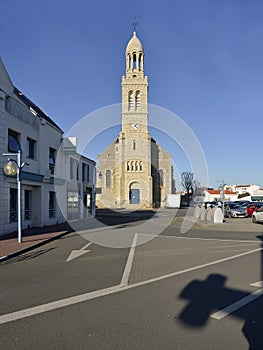 Church of Saint-Gilles-Croix-de-Vie in France