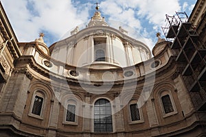 Church of Saint Ivo at the Sapienza in Rome, Italy