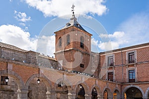 Church of Saint John Baptist (San Juan Bautista) at Plaza del Mercado Chico Square - Avila, Spain photo