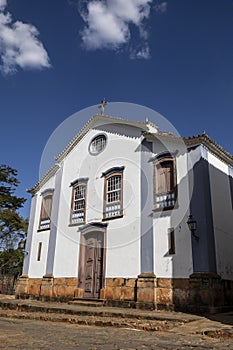 Church of Saint John the Evangelist in the city historic Tiradentes, Minas Gerais, Brazil