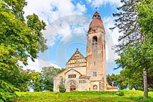 Church of Saint John of Nepomuk in Stechovice near Prague, Czech Republic