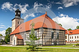 Church of Saint John in Pisz Town, The Baptist XVIIth century temple, Poland. photo
