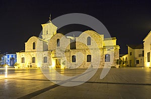 Church of Saint Lazarus at night. Larnaca, Cyprus