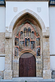 Church of Saint Mark, St Mark`s Square, Zagreb, Croatia.