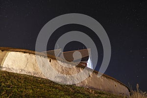 Church of Saint Martin and stars