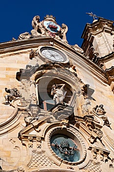 The Church of Saint Mary of the Chorus, details, baroque, San Sebastian, Bay of Biscay, Basque Country, Spain, Europe