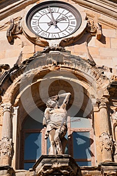 The Church of Saint Mary of the Chorus, details, baroque, San Sebastian, Bay of Biscay, Basque Country, Spain, Europe