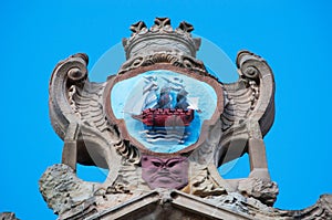 The Church of Saint Mary of the Chorus, details, baroque, San Sebastian, Bay of Biscay, Basque Country, Spain, Europe