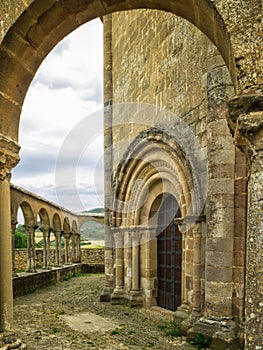 Church Saint Mary of Eunate, is a 12th-century romanesque, on the Way of Saint James, Navarre, Spain