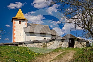 Church of Saint Matthew at Zolna during spring