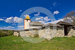 Church of Saint Matthew at Zolna during spring