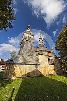 Kostel svatého Michala Archanděla, památka UNESCO, Ladomirova, Slovensko