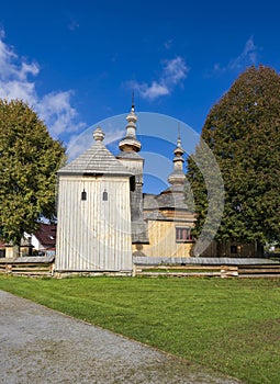 Kostel svatého Michala Archanděla, památka UNESCO, Ladomirova, Slovensko