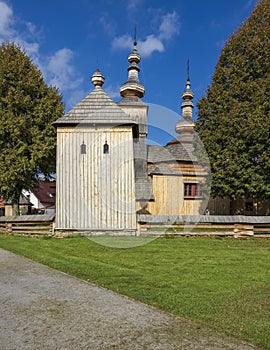 Kostel svatého Michala Archanděla, památka UNESCO, Ladomirova, Slovensko