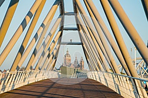 Church of Saint Nicholas and the Mr. JJ van der Veldebrug bridge