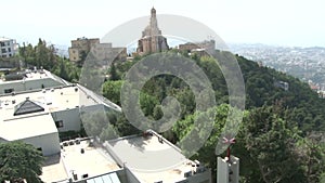 Church Saint Paul Basilica on the forest hill