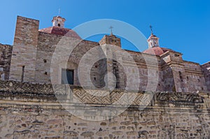 Church of Saint Paul in Mitla, Oaxaca, Mexico.