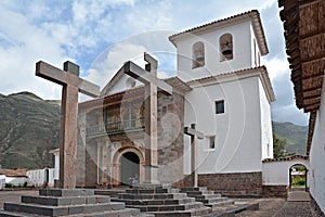 The church of Saint Peter-Apostle of Andahuaylillas. photo
