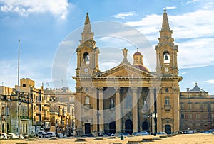 Church of Saint Publius, Floriana, Valletta. Malta photo