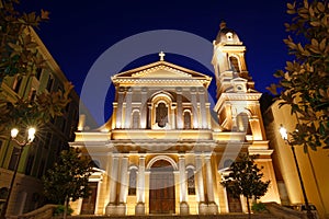 Church of Saint-Roch, on the Cours Napoleon, Ajaccio, Corsica, France