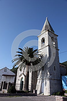 Church of Saint Roch in Donja Lastva, Montenegro