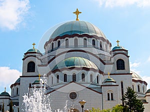 Church of Saint Sava, Belgrade, Serbia - Front shot