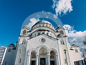 The Church of Saint Sava Cathedral or Hram Svetog Save, Belgrade, Serbia