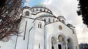 The Church of Saint Sava Cathedral or Hram Svetog Save, Belgrade, Serbia
