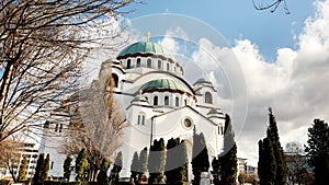 The Church of Saint Sava Cathedral or Hram Svetog Save, Belgrade, Serbia