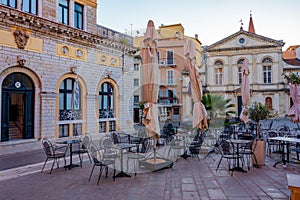 Church of Saint Spyridon in the center of Kerkyra, Corfu, Greece