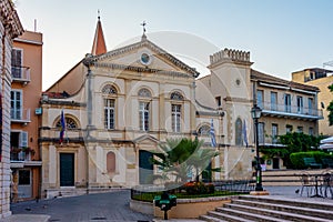 Church of Saint Spyridon in the center of Kerkyra, Corfu, Greece