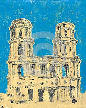 The Church of Saint Sulpice in Paris art painting