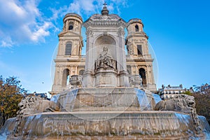 Church of Saint-Sulpice, Place Saint-Sulpice, Paris, France