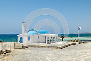 The Church of Saint Thecla on the Mediterranean sea in Ayia NAPA. Cyprus.