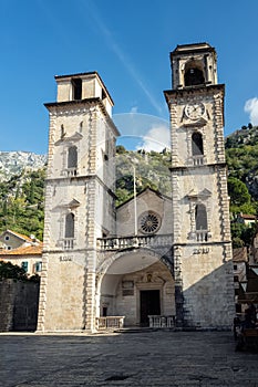 Church of Saint Tryphon in the old town of Kotor